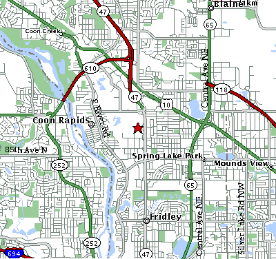 Precision Tool & Engineering, Inc. Location Map